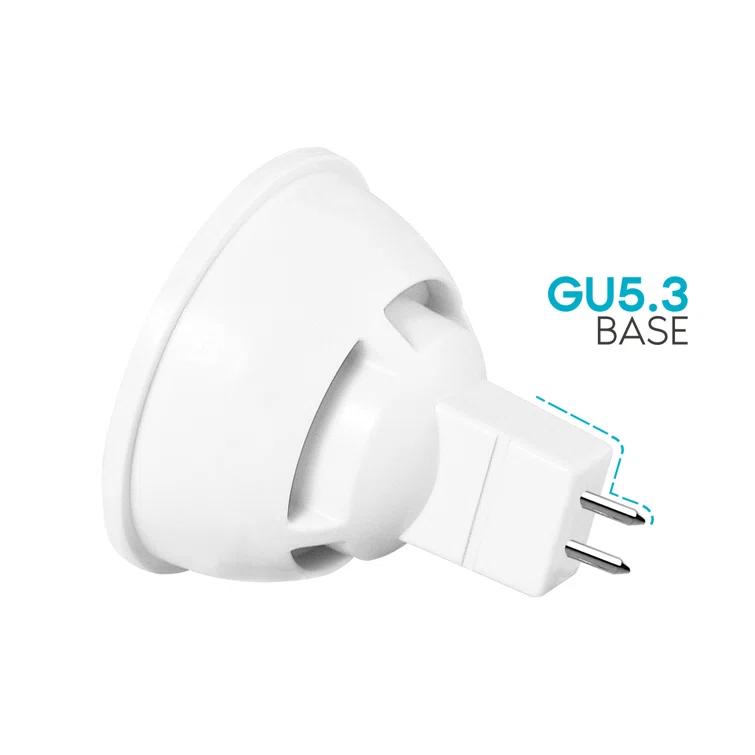 Luxrite 50 Watt Equivalent MR16 GU5.3/Bi-pin Dimmable LED Bulb (Set of 16) LR21407-16PK