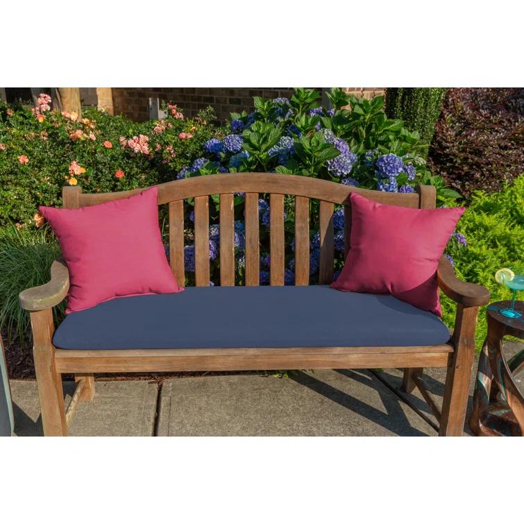 Casual Cushion Corp. Casual Cushion Solid Sunbrella® Fabric 1-Piece Indoor/Outdoor Square Throw Pillow, 18"W x 18"L, Spectrum Cilantro