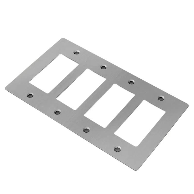 Buster + Punch Buildings & Architecture 4 - Gang Blank Standard Combination Wall Plate