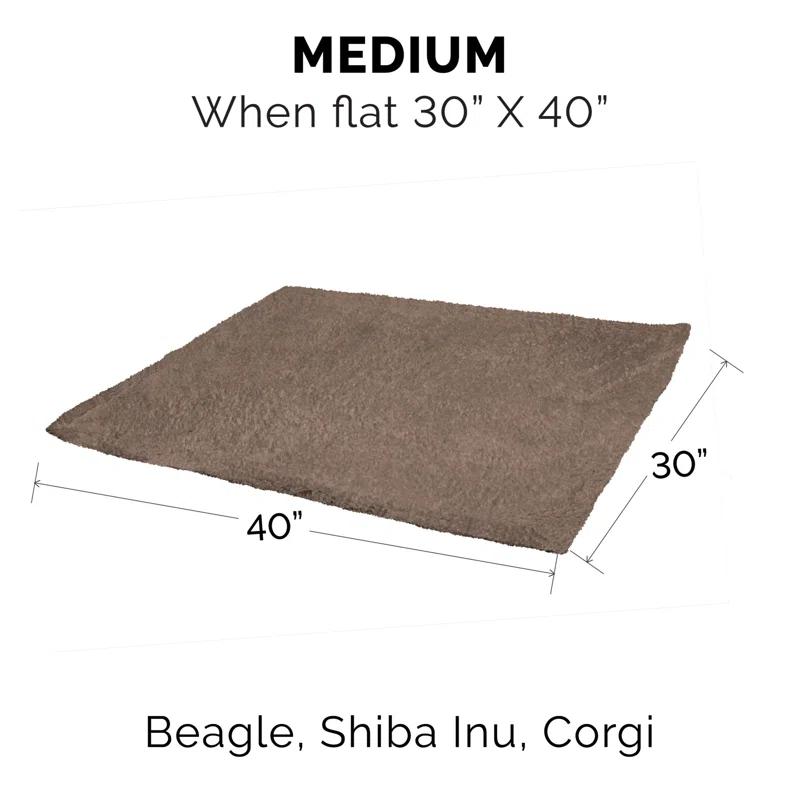 FurHaven Snuggly & Warm Soft-Edge Warming Waterproof Blanket