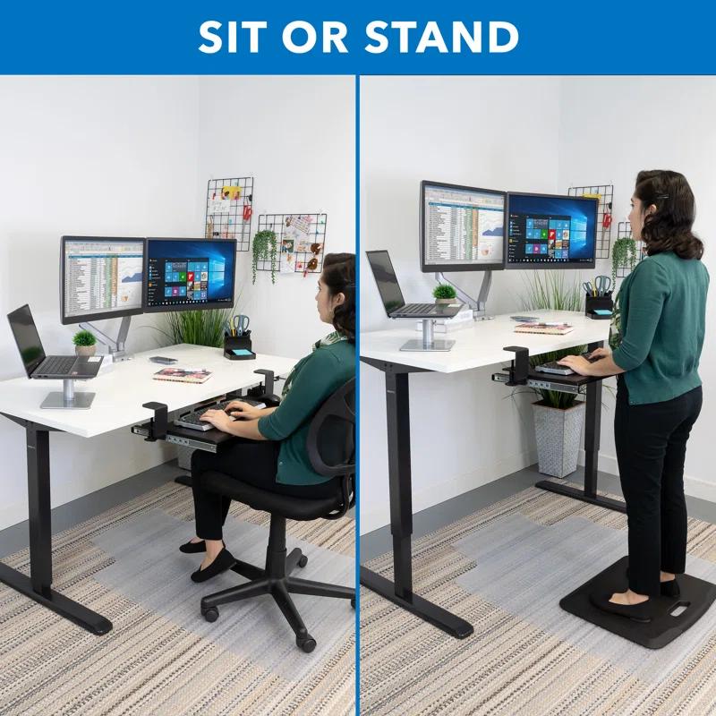 Mount-It Ultimate Dual Motor Electric Standing Desk with 48" Tabletop