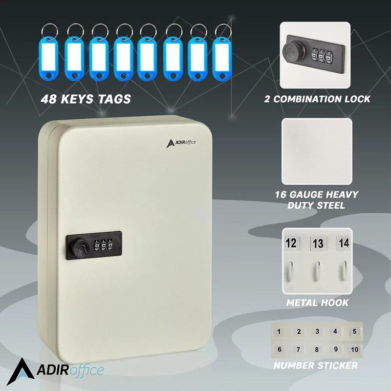 Steel Secure Key Cabinet with Combination Lock