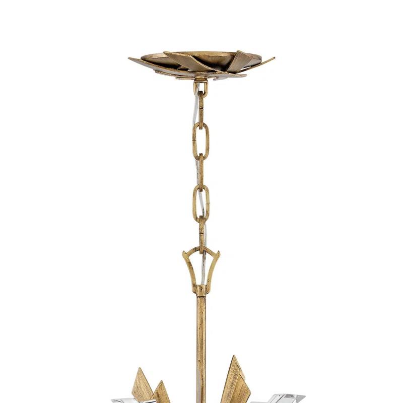 Vida 36" Thirteen-Light Modern Horizontal Hanging Chandelier w/ Crystal Accents