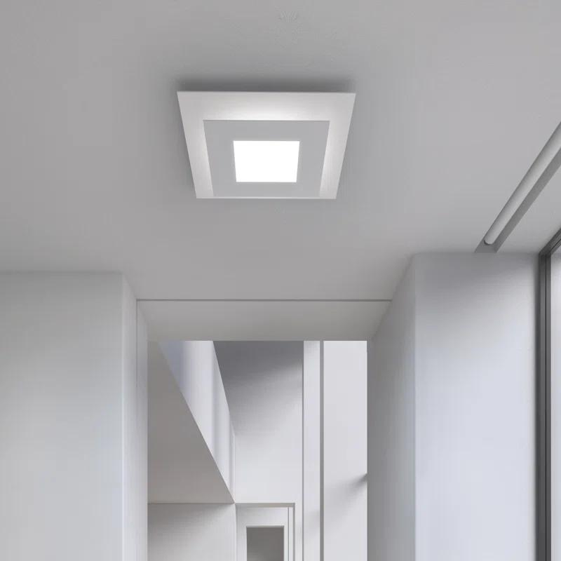 SONNEMAN Offset Glass LED Flush Mount