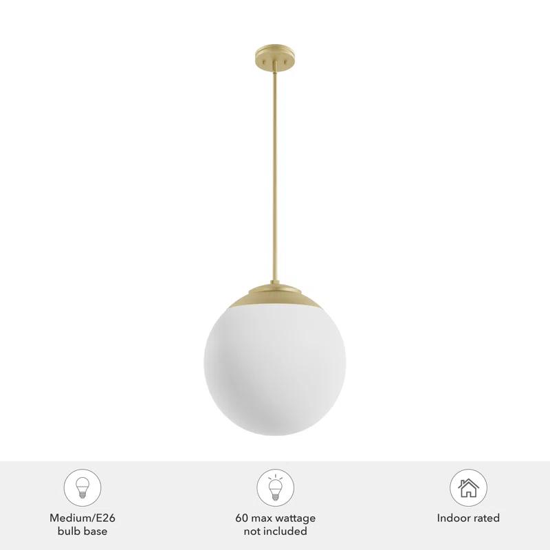 Hunter Fan Hepburn 1 - Light Sphere Globe Pendant