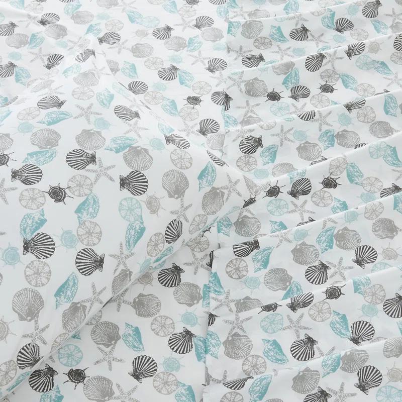 Ultra Soft Coastal Printed Microfiber Sheet Set