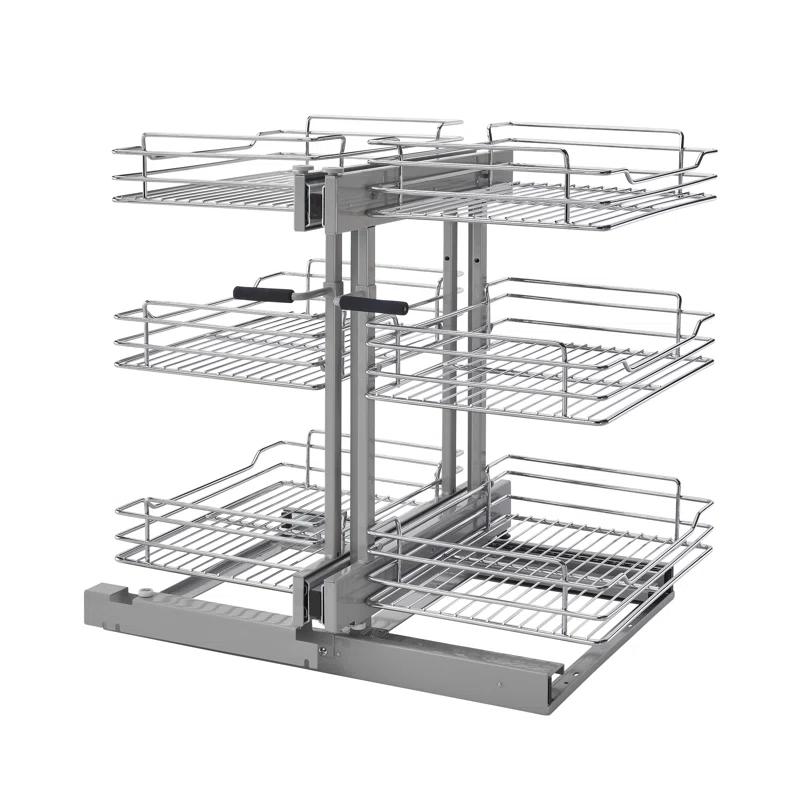 Rev-A-Shelf Rev-A-Shelf Pull Out Corner Cabinet Organizer w/Soft-Close 3 Tier