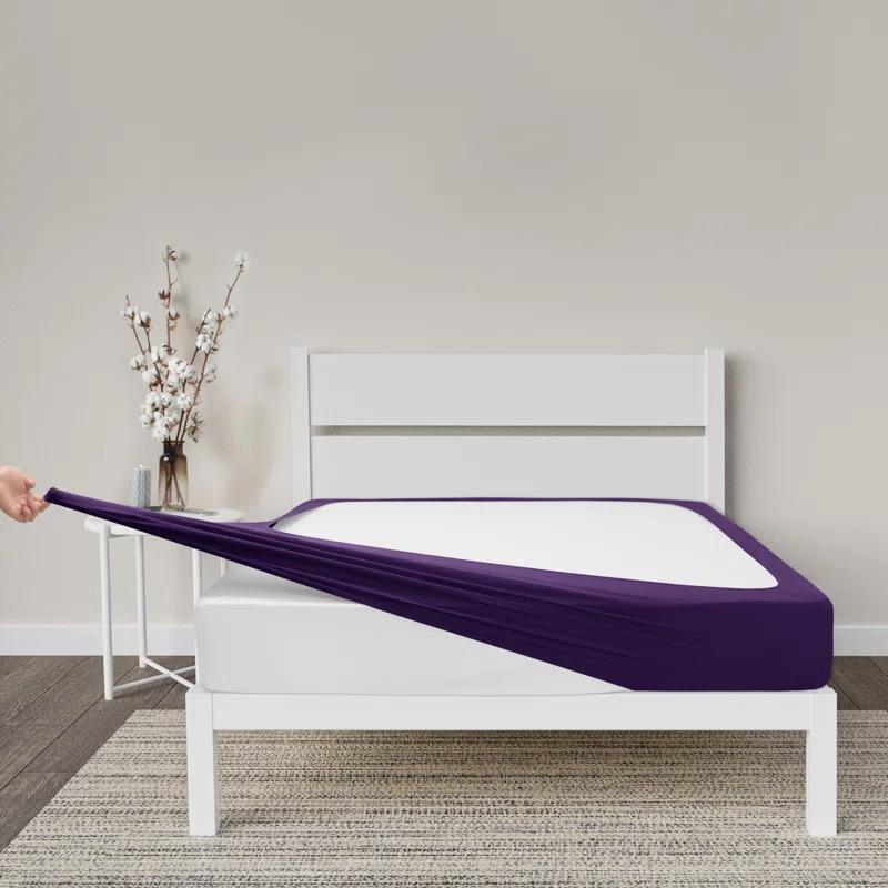 Awesome Home Jersey Knit StretchWrap Box Spring Cover