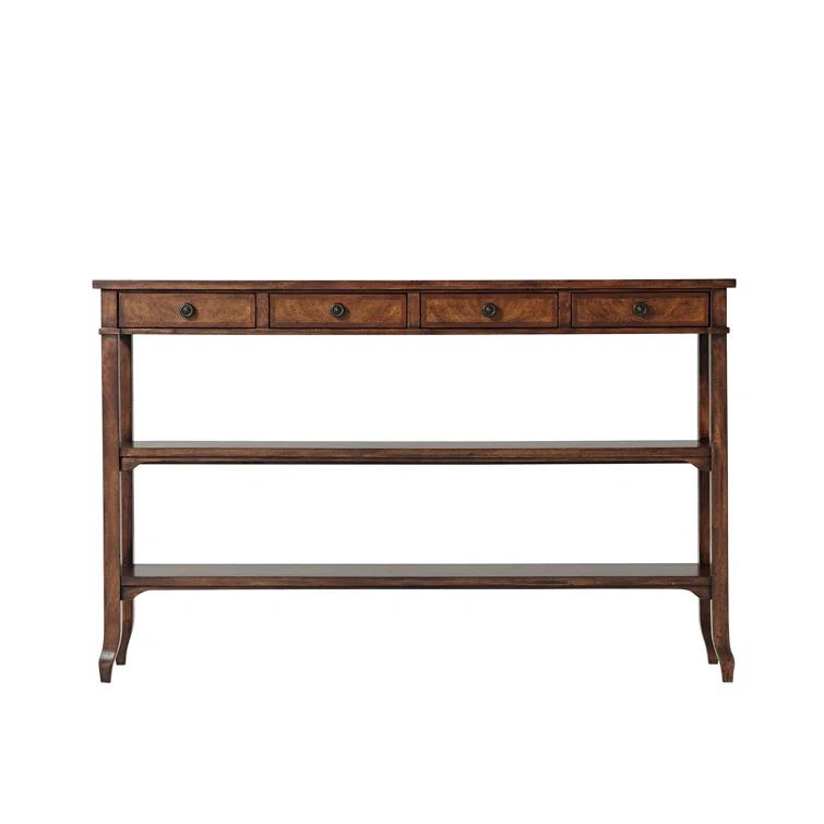 Brooksby French Provincial Cerejeira Mahogany Console Table with Storage