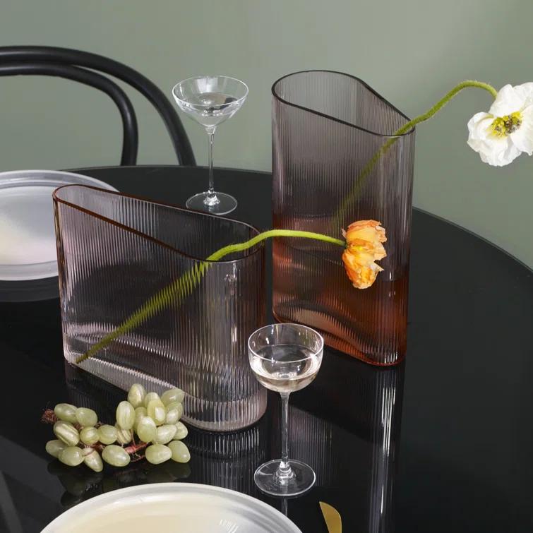 Mist Lead Free Crystal Vase