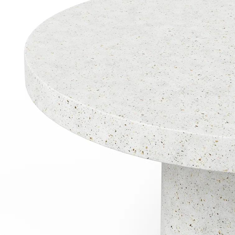 Maraca Concrete Pedestal Dining Table