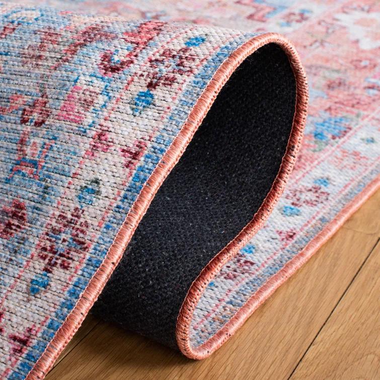 Mistana™ Teen Briana Oriental Pink/Blue Area Rug