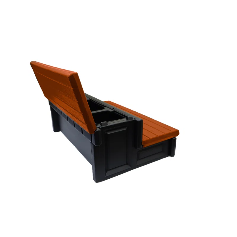 Confer Plastics Confer Plastics 36" Storage Spa Steps Espresso