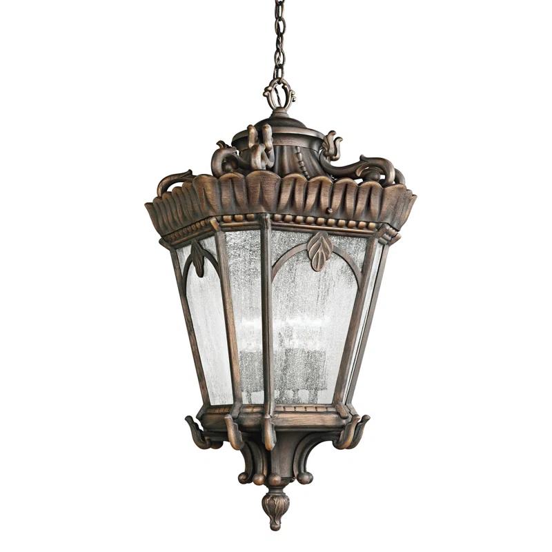 Fleur De Lis Living Guzzi 4 - Light Outdoor Hanging Lantern