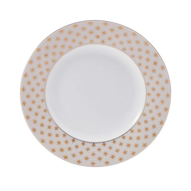 Mikasa Modern Petals 32-Piece Porcelain Dinnerware Set, Service for 8