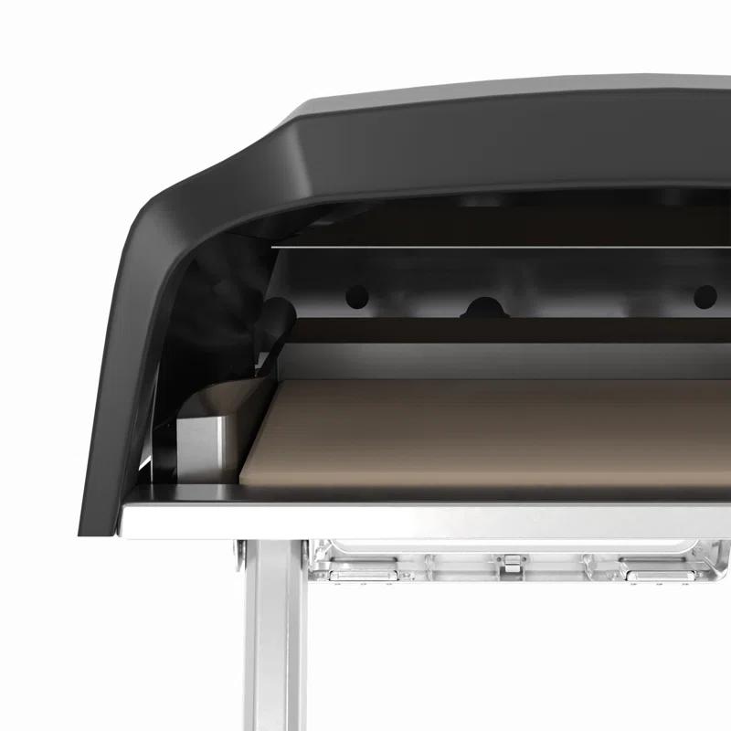 Commercial Chef Commercial Chef Countertop Propane Pizza Oven with Dual Burners