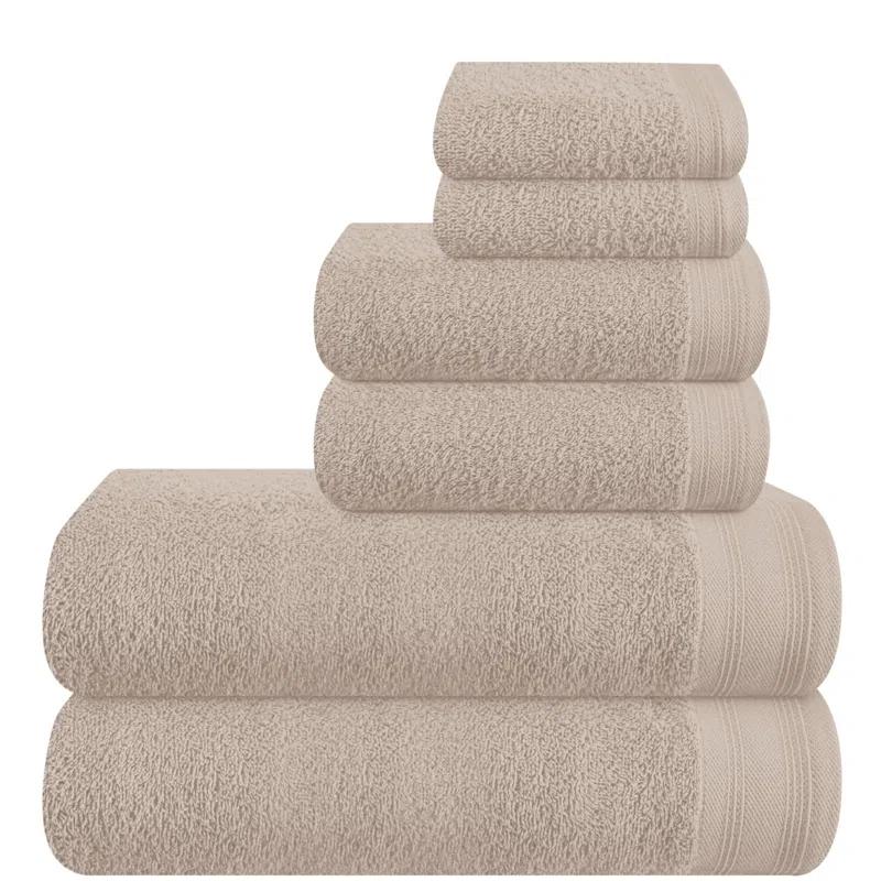 Hokku Designs 6 Pack Cotton Towel Set
