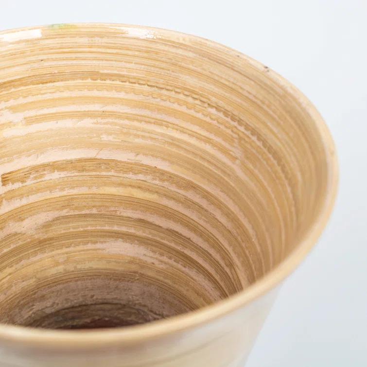 Uniquewise Handmade Wood Floor Vase