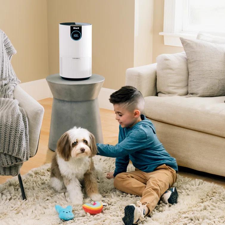 Shark Shark HP132 Clean Sense Air Purifier with Odor Neutralizer Technology, HEPA Filter, 500 sq. ft.White