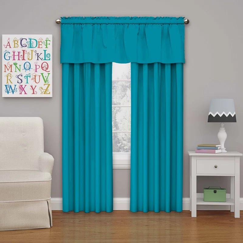 Eclipse Kendall Scalloped 42'' W Window Valance