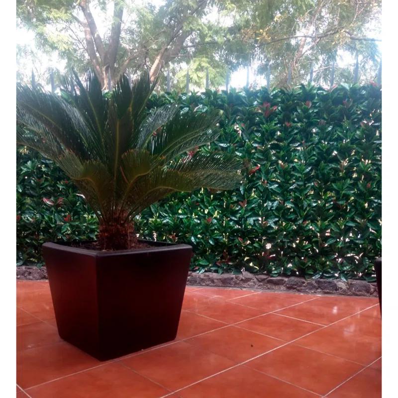 GreenSmart Dekor Artificial Leaf Laurel Polyethylene Screen Decorative Fence Panel (Set of 4)