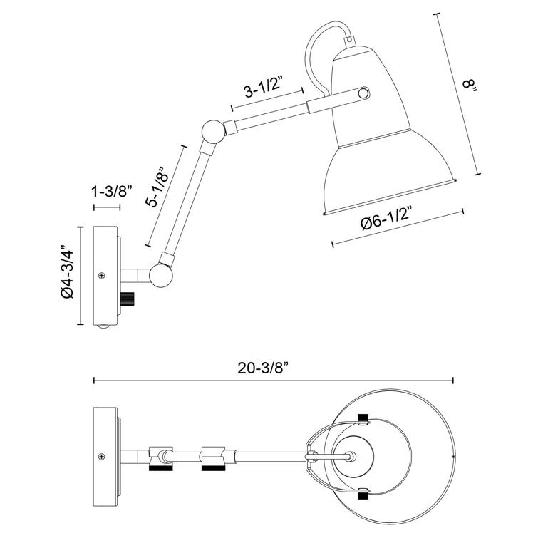 Alora Mood Felix Dimmable Vanity Light