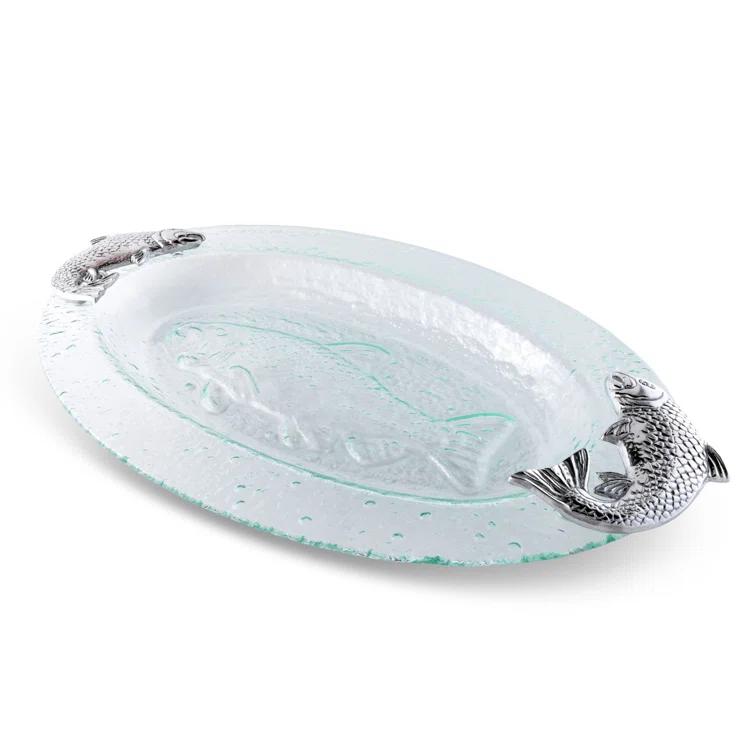 Arthur Court Designs Arthur Court Designs Coastal Glass Platter
