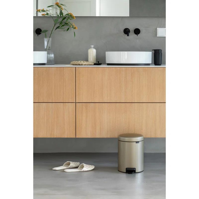 Brabantia NewIcon Step On Trash Can, 1.3 Gallon (5 Liter)