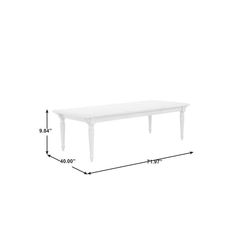 Pulaski Furniture Madison Ridge 72" - 108" Extendable Farmhouse Leg Table