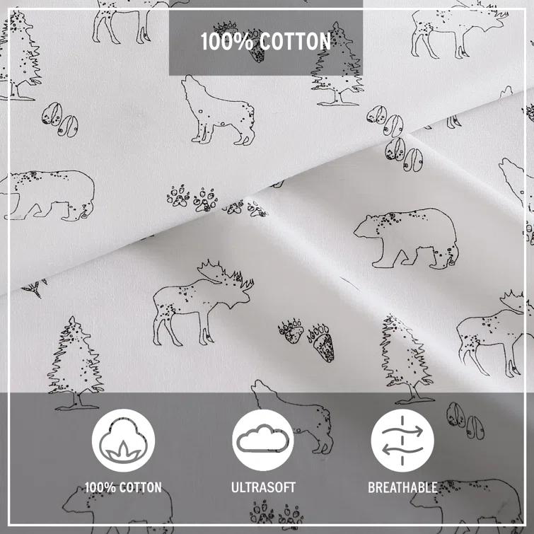 Eddie Bauer Eddie Bauer Printed Cotton Percale Sheet Sets