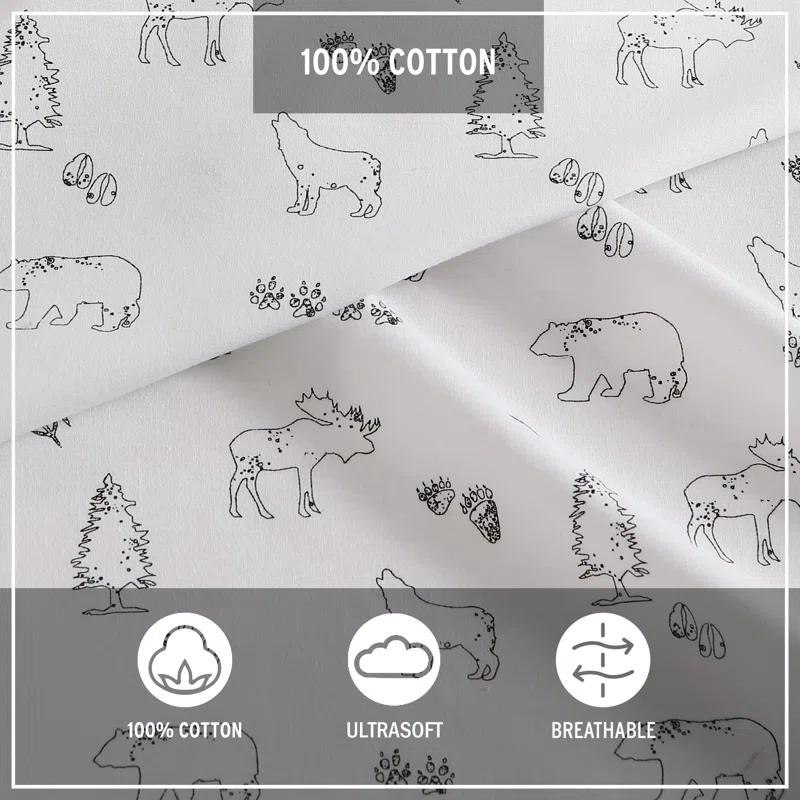 Eddie Bauer Eddie Bauer Printed Cotton Percale Sheet Sets