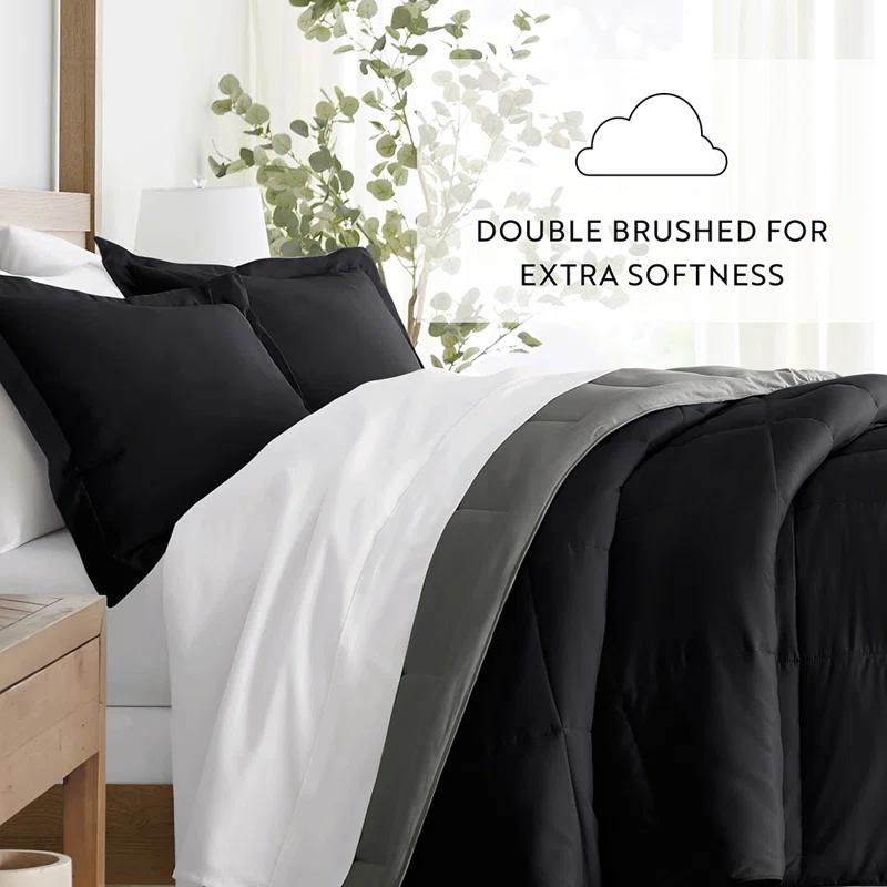 Becky Cameron Reversible Down-Alternative Comforter Bedding Set