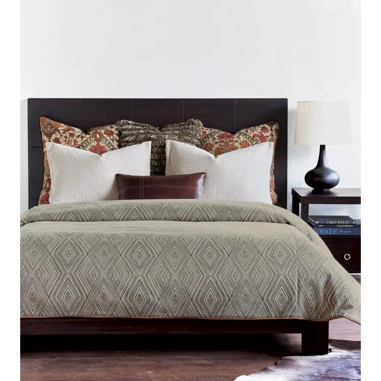 Eastern Accents Naya Beige Cotton Blend Eclectic Duvet Cover