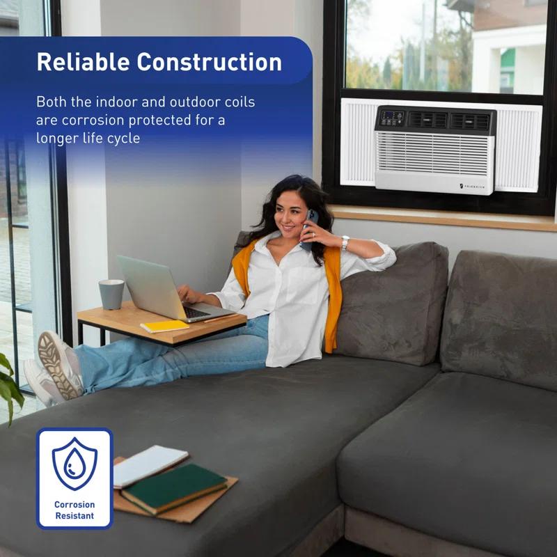 Friedrich 12000 BTU Wi-Fi Connected Window Air Conditioner for 550 Square Feet with Remote Included