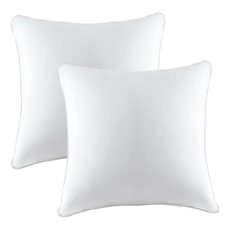 Throw Pillow Insert Down Feather Filled (Set of 2)