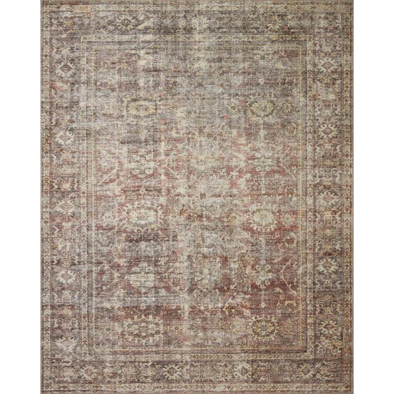 Georgie Oriental Bordeaux/Antique Area Rug
