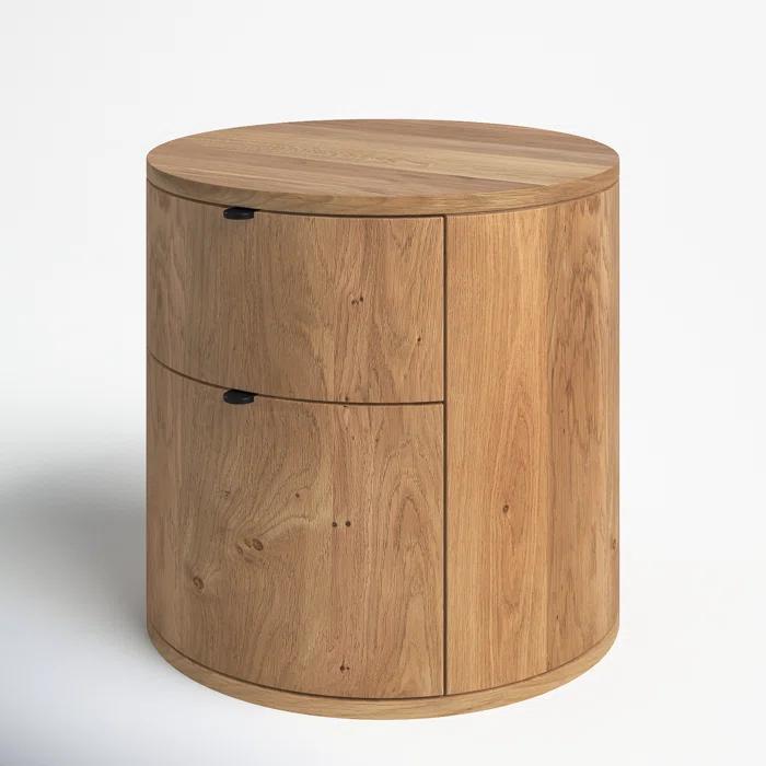 Kono 2-Drawer Nightstand - Natural