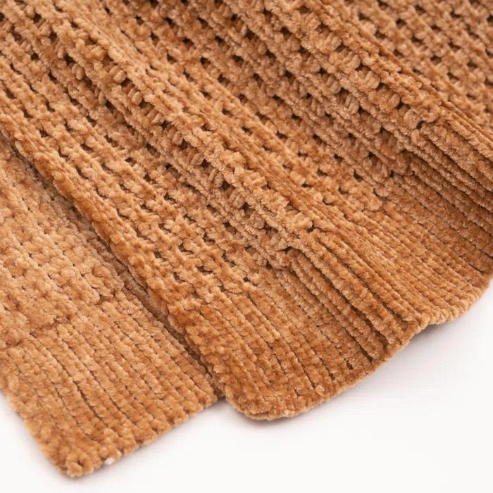 Amor Waffle Amor Waffle Chenille Knit Throw