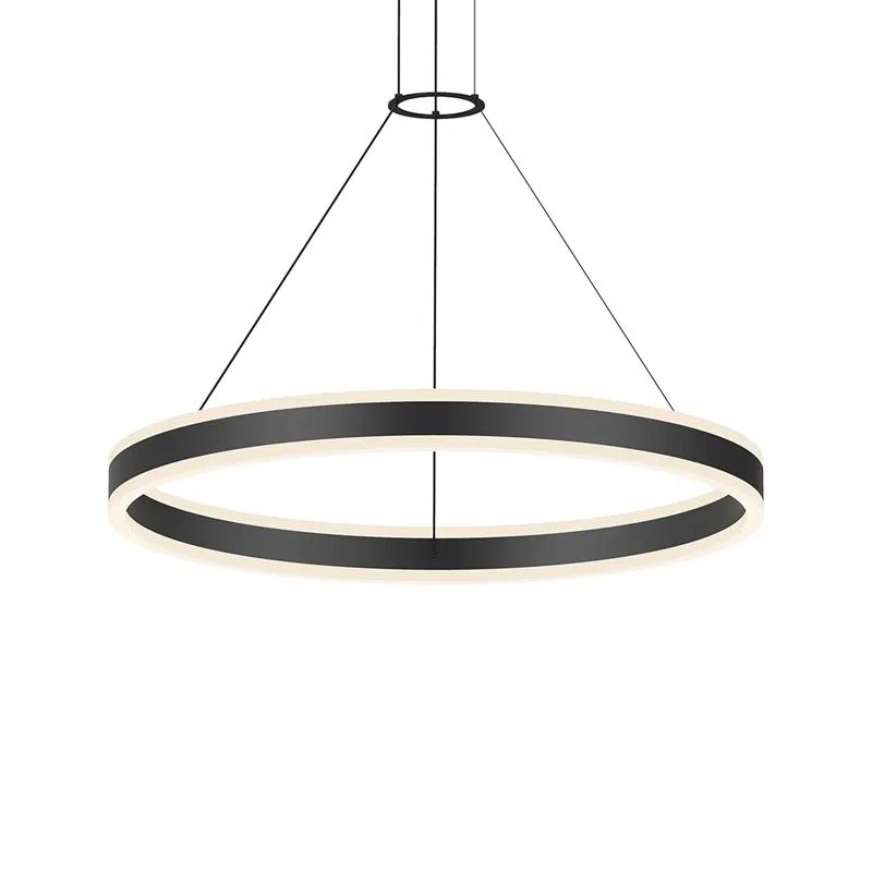 Double Corona 2 - Light Dimmable LED Wagon Wheel Chandelier