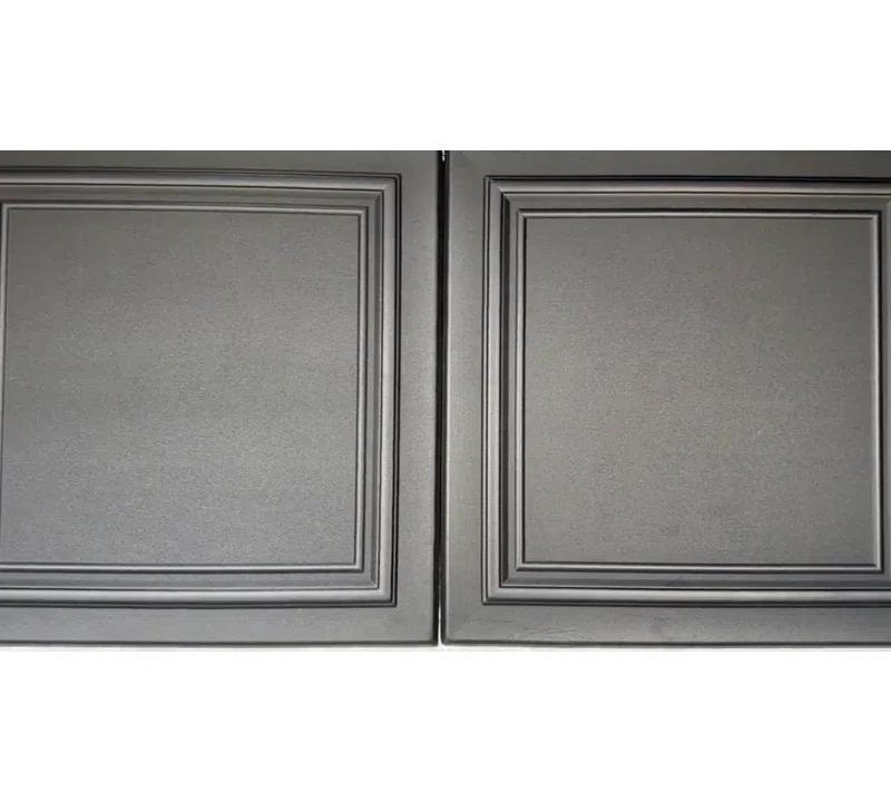 A La Maison Ceilings Line Art 1.6 ft. x 1.6 ft. Polystyrene Glue-up Ceiling Tile (Set of 96)