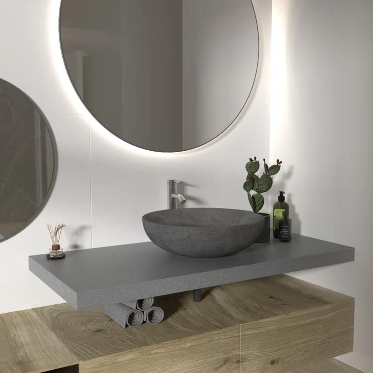 VIBRANTBATH Vessel Sink Faucet Single-handle Bathroom Faucet with Drain Assembly A-99052H-N-2