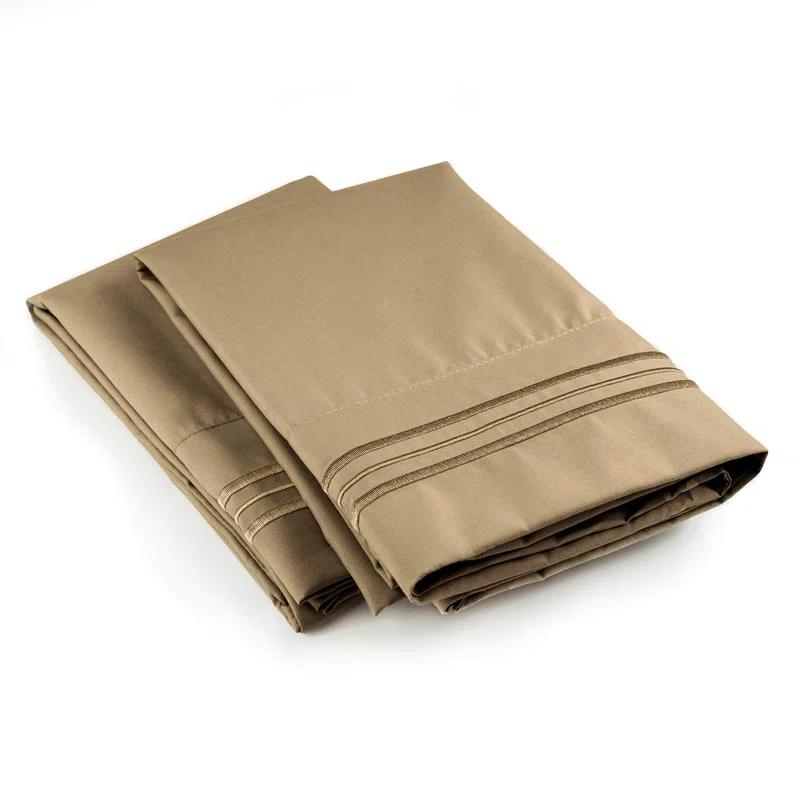 CGK Linens Hotel Quality Microfiber Pillowcase Covers (Set of 2)