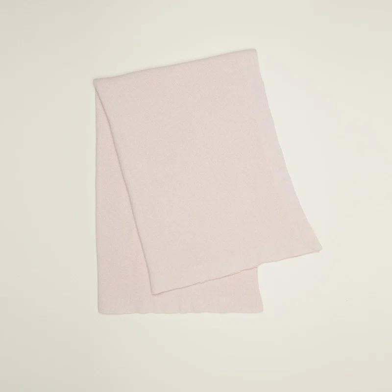 Simple Knitted Throw Blanket