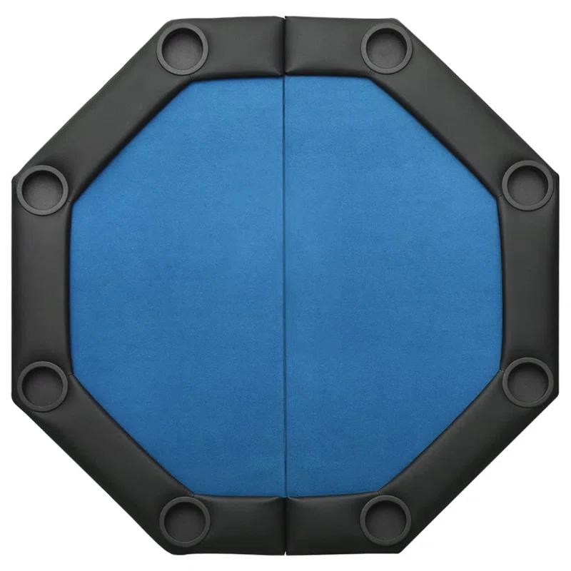 VidaXL VidaXL Folding Poker Table Texas Holdem Table 8 Players Portable Casino Table