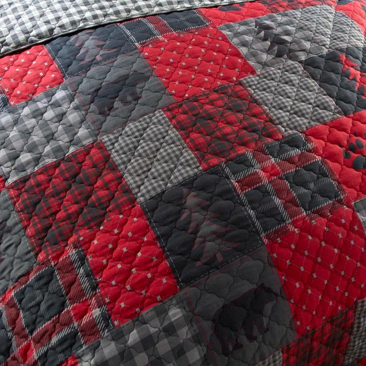 Donna Sharp Forest Quilted Patchwork Quilt