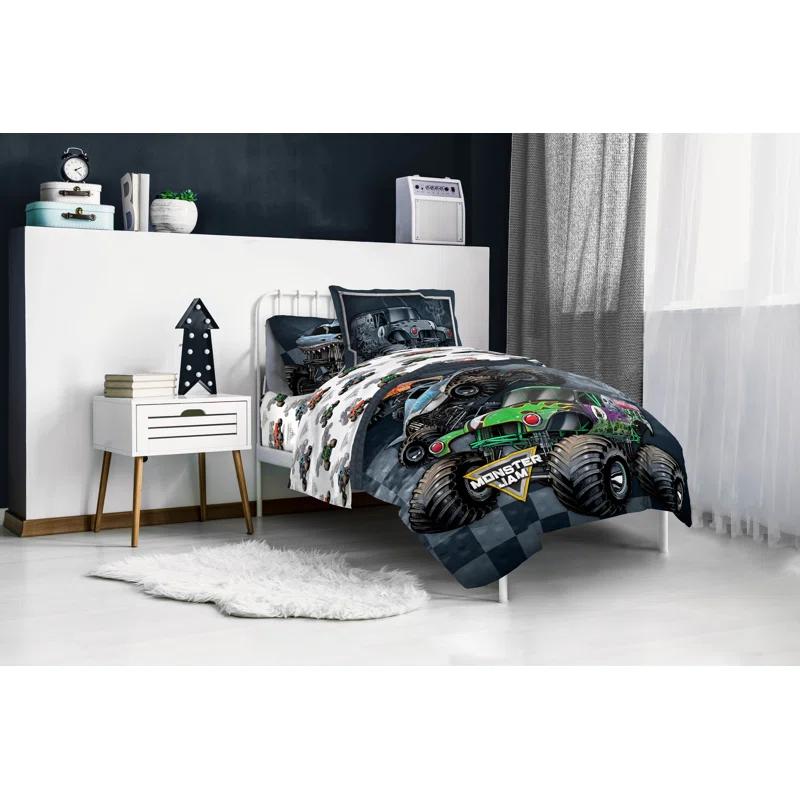 Monster Jam Slash Bedding Set w/ Sham