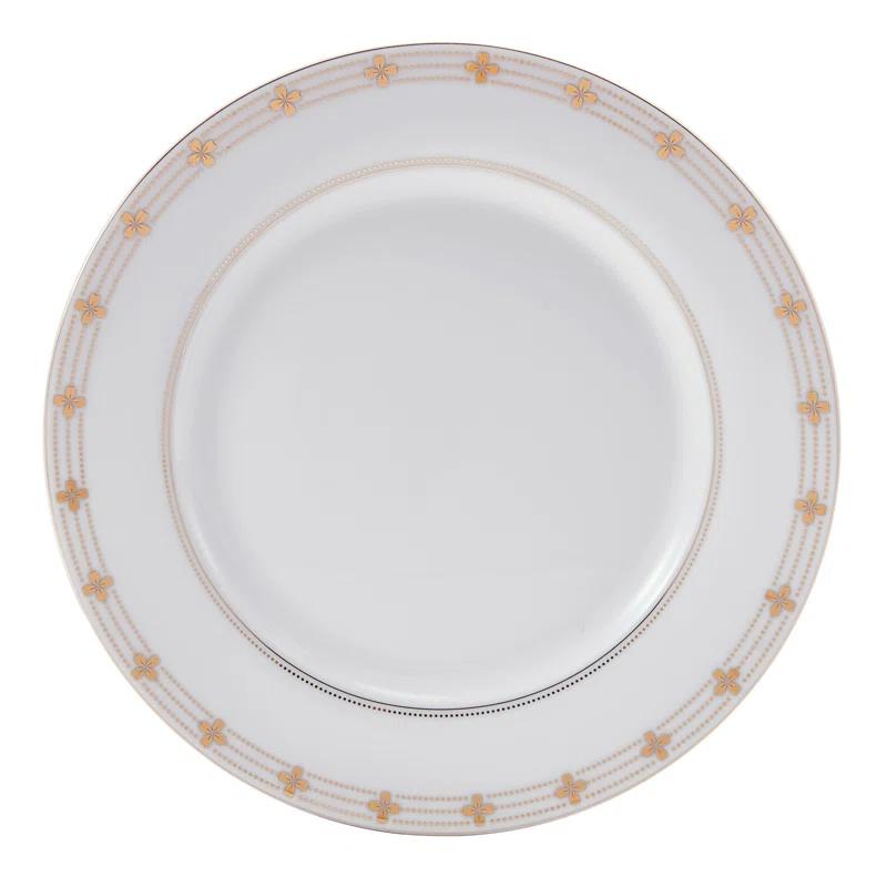 Mikasa Modern Petals 32-Piece Porcelain Dinnerware Set, Service for 8