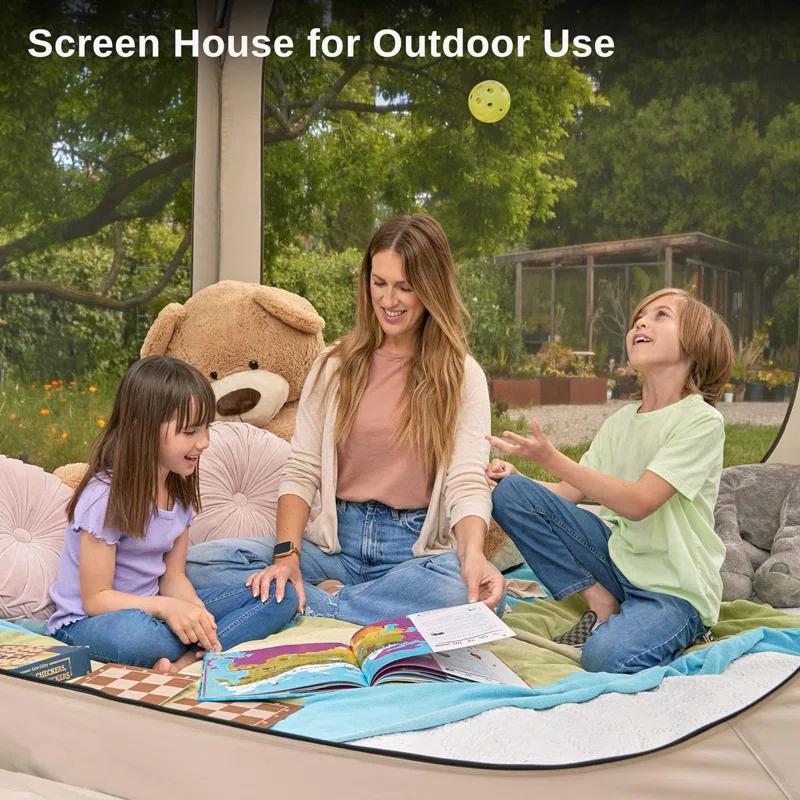 EAST OAK EAST OAK Screen House Tent Pop-Up 6 x 6 FT