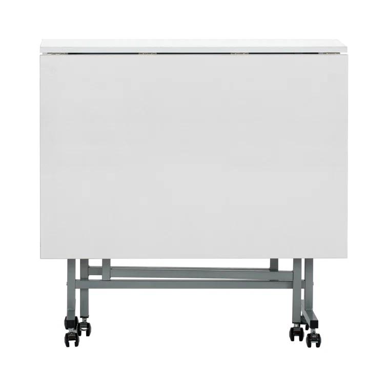 Sew Ready 58.75'' x 36.5'' Foldable Craft Table with Wheels