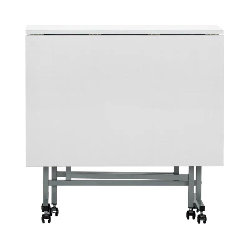 Sew Ready 58.75'' x 36.5'' Foldable Craft Table with Wheels